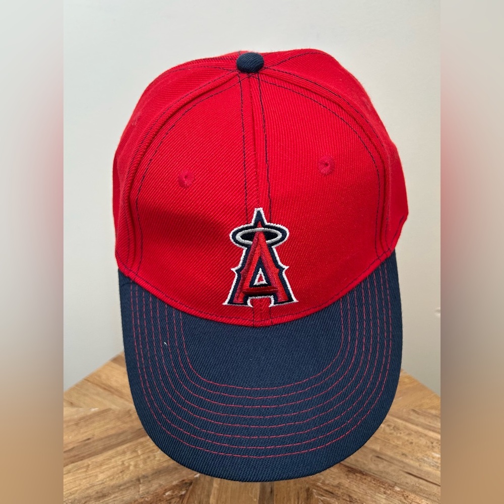 Angels Red and Navy Baseball Cap with 'A' Logo